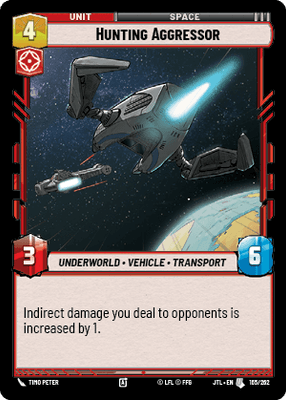 Hunting Aggressor (JTL) Uncommon Fantasy Flight Games Standard Non-Foil