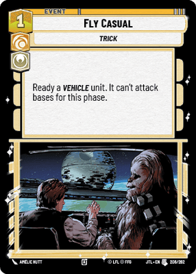 Fly Casual (JTL) Uncommon Fantasy Flight Games Standard Non-Foil