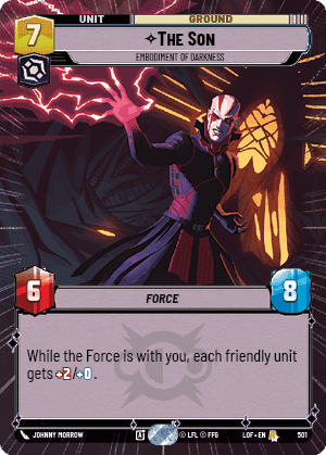 The Son - Embodiment of Darkness (LOF) Rare Fantasy Flight Games Hyperspace Non-Foil
