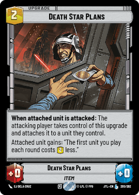 Death Star Plans (JTL) Legendary Fantasy Flight Games Standard Non-Foil