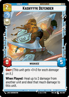 Kashyyk Defender (TWI) Uncommon Star Wars Unlimited Fantasy Flight Games Standard Non-Foil