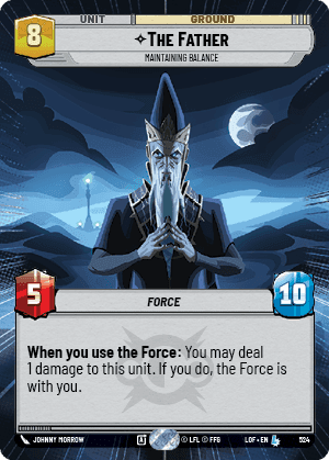 The Father - Maintaining Balance (LOF) Legendary Fantasy Flight Games Hyperspace Non-Foil