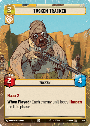Tusken Tracker (LOF) Common Fantasy Flight Games Hyperspace Non-Foil