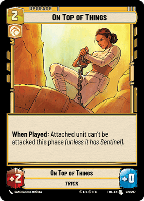 On Top of Things (TWI) Uncommon Star Wars Unlimited Fantasy Flight Games Standard Non-Foil