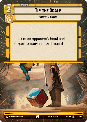 Tip the Scale (LOF) Common Fantasy Flight Games Hyperspace Non-Foil
