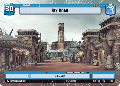 Rix Road (SEC) Common Fantasy Flight Games Hyperspace Non-Foil