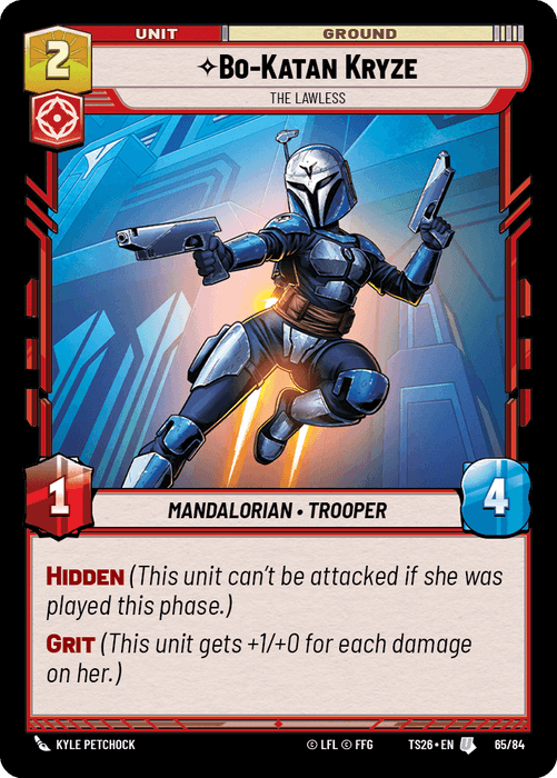 Bo-Katan Kryze - The Lawless (TS26) Uncommon Fantasy Flight Games Standard Non-Foil