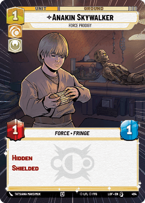 Anakin Skywalker - Force Prodigy (LOF) Starter Fantasy Flight Games Hyperspace Non-Foil