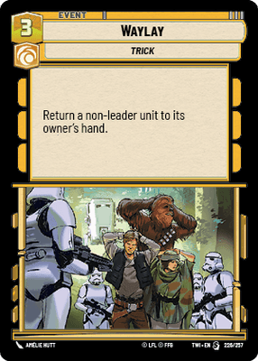 Waylay (TWI) Starter Star Wars Unlimited Fantasy Flight Games Standard Non-Foil