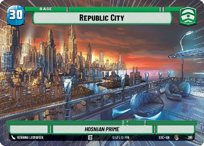 Republic City (SEC) Common Fantasy Flight Games Hyperspace Non-Foil