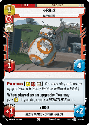 BB-8 - Happy Beeps (JTL) Uncommon Fantasy Flight Games Standard Non-Foil