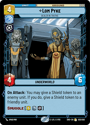 Lom Pyke - Dealer in Truths (SHD) Rare Star Wars Unlimited Fantasy Flight Games Standard Non-Foil