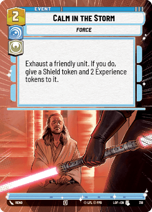 Calm in the Storm (LOF) Uncommon Fantasy Flight Games Hyperspace Non-Foil