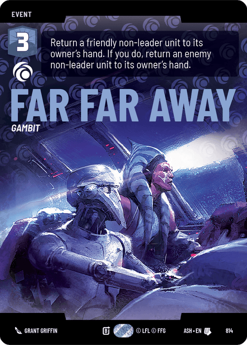 Far Far Away (ASH) Uncommon Star Wars Unlimited Fantasy Flight Games Prestige Non-Foil