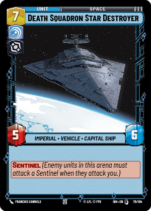 Death Squadron Star Destroyer (IBH) Special Fantasy Flight Games Standard Non-Foil