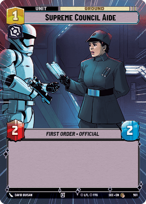 Supreme Council Aide (SEC) Common Fantasy Flight Games Hyperspace Non-Foil