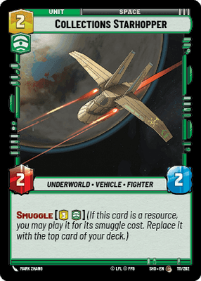 Collections Starhopper (SHD) Common Star Wars Unlimited Fantasy Flight Games Standard Non-Foil