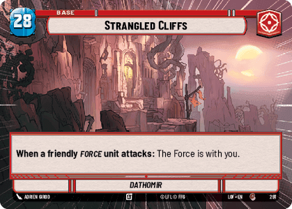 Strangled Cliffs (LOF) Common Fantasy Flight Games Hyperspace Non-Foil