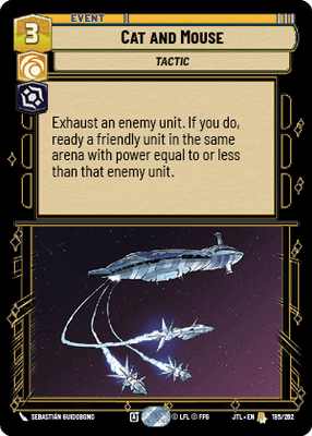 Cat and Mouse (JTL) Rare Fantasy Flight Games Standard Non-Foil