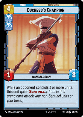 Duchess's Champion (TWI) Uncommon Star Wars Unlimited Fantasy Flight Games Standard Non-Foil