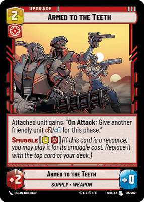 Armed to the Teeth (SHD) Uncommon Star Wars Unlimited Fantasy Flight Games Standard Non-Foil