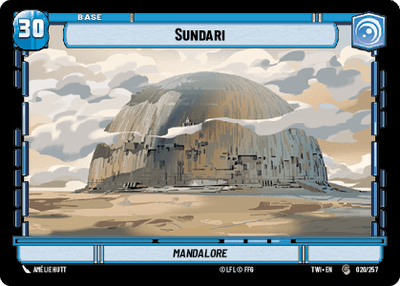 Sundari (TWI) Common Star Wars Unlimited Fantasy Flight Games Standard Non-Foil