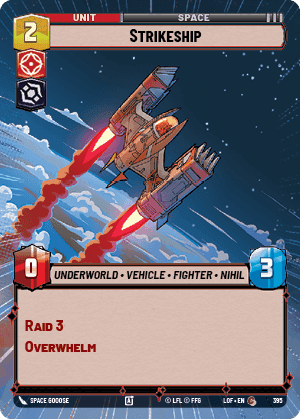 Strikeship (LOF) Common Fantasy Flight Games Hyperspace Non-Foil
