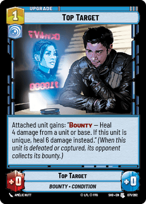 Top Target (SHD) Uncommon Star Wars Unlimited Fantasy Flight Games Standard Non-Foil