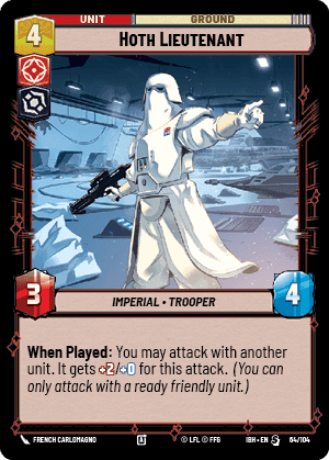 Hoth Lieutenant (IBH) Special Fantasy Flight Games Standard Non-Foil