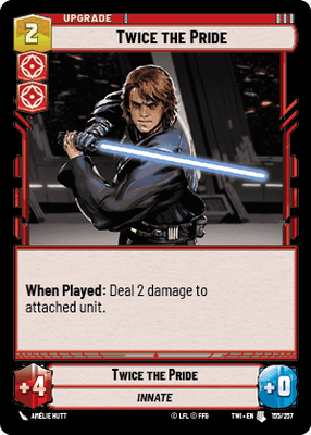 Twice the Pride (TWI) Uncommon Star Wars Unlimited Fantasy Flight Games Standard Non-Foil
