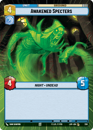Awakened Specters (LOF) Common Fantasy Flight Games Hyperspace Non-Foil