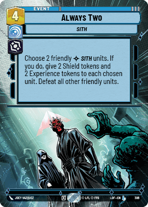 Always Two (LOF) Legendary Fantasy Flight Games Hyperspace Non-Foil