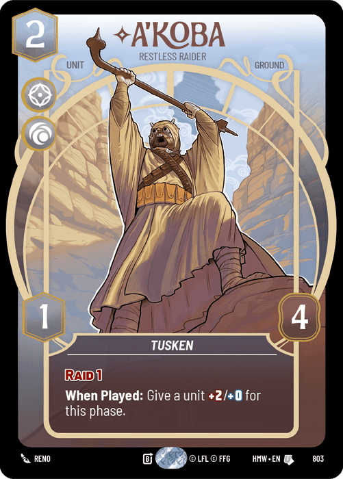 A'Koba - Restless Raider (HMW) Uncommon