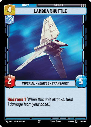 Lambda Shuttle (IBH) Special Fantasy Flight Games Standard Non-Foil