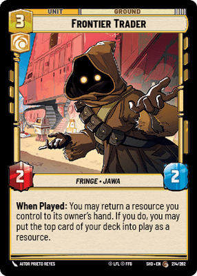 Frontier Trader (SHD) Common Star Wars Unlimited Fantasy Flight Games Standard Non-Foil