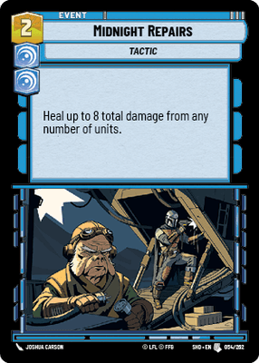 Midnight Repairs (SHD) Uncommon Star Wars Unlimited Fantasy Flight Games Standard Non-Foil