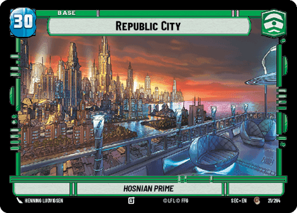 Republic City (SEC) Common Fantasy Flight Games Standard Non-Foil