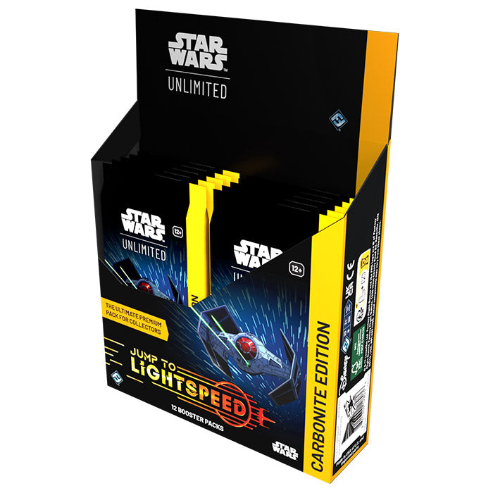 Star Wars Unlimited Jump to Lightspeed (JTL) Booster Display Carbonite Edition Star Wars Unlimited Fantasy Flight Games