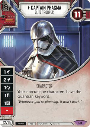 Captain Phasma - Elite Trooper (AWK) Legendary Star Wars Destiny Fantasy Flight Games