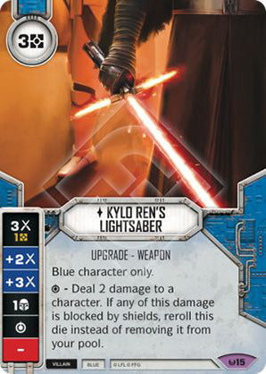 Kylo Ren's Lightsaber (AWK) Legendary Star Wars Destiny Fantasy Flight Games