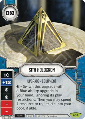 Sith Holocron (AWK) Rare Star Wars Destiny Fantasy Flight Games