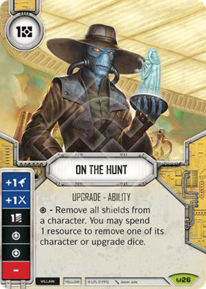 On The Hunt (AWK) Rare Star Wars Destiny Fantasy Flight Games