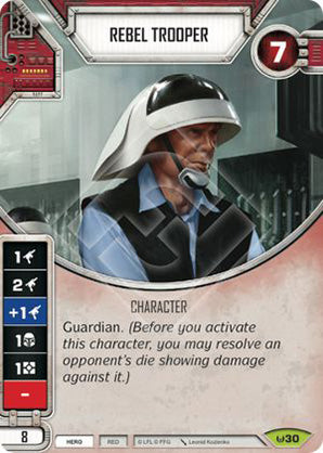Rebel Trooper (AWK) Rare Star Wars Destiny Fantasy Flight Games