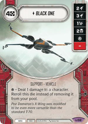 Black One (AWK) Legendary Star Wars Destiny Fantasy Flight Games
