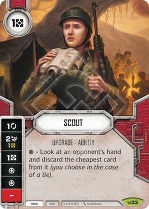 Scout (AWK) Rare Star Wars Destiny Fantasy Flight Games