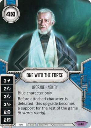 One With The Force (AWK) Legendary Star Wars Destiny Fantasy Flight Games