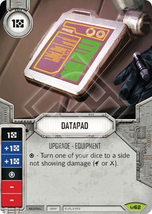Datapad (AWK) Rare Star Wars Destiny Fantasy Flight Games