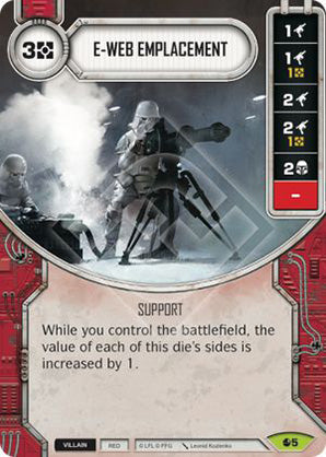 E-Web Emplacement (SoR) Rare Star Wars Destiny Fantasy Flight Games