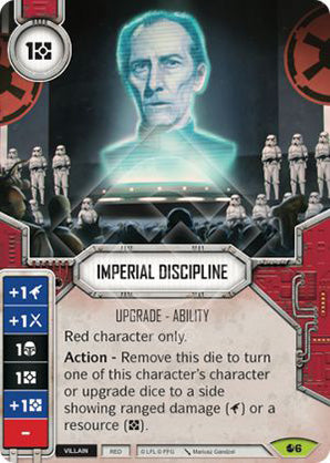 Imperial Discipline (SoR) Rare Star Wars Destiny Fantasy Flight Games