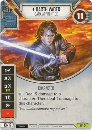 Darth Vader - Dark Apprentice (SoR) Rare Star Wars Destiny Fantasy Flight Games